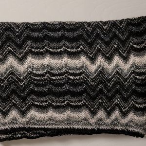 Black & White Infinity Scarf